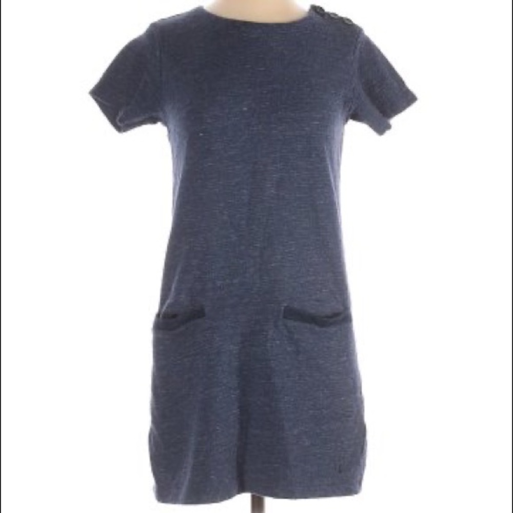 Jack Wills Heathered Blue TShirt Dress